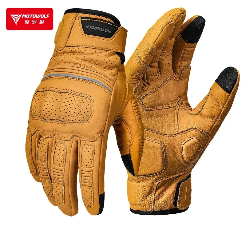Motowolf GM4 Retro racing glove
