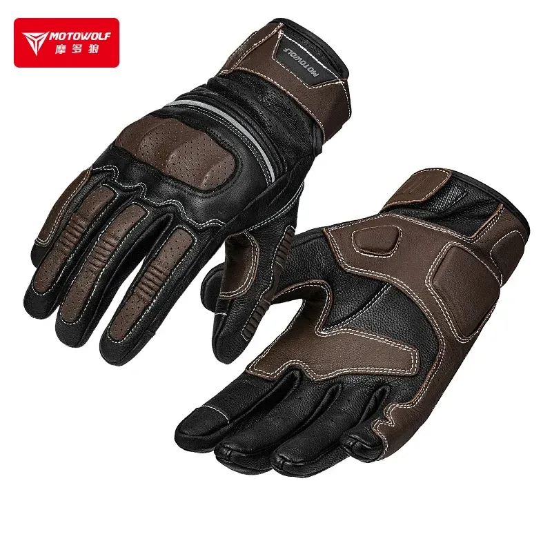 Motowolf GM4 Retro racing glove
