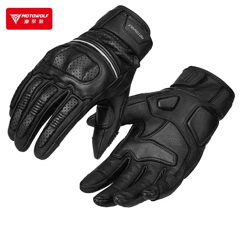 Motowolf GM4 Retro racing glove