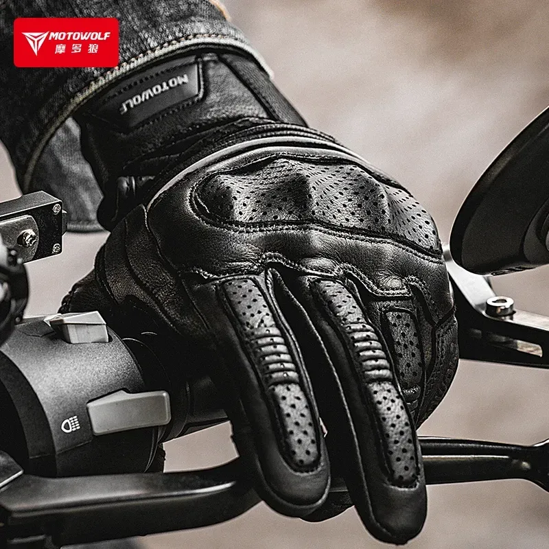 Motowolf GM4 Retro racing glove
