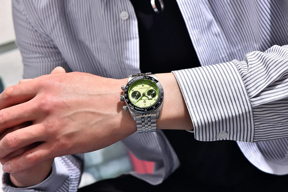 2026 New Pagani Design Panda Men Watches Quartz Chronograph Watch for Men Gifts Man AR Sapphire Ceramic Bezel Waterproof
