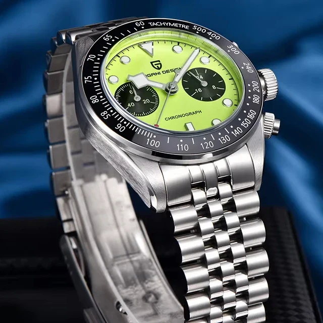 2026 New Pagani Design Panda Men Watches Quartz Chronograph Watch for Men Gifts Man AR Sapphire Ceramic Bezel Waterproof
