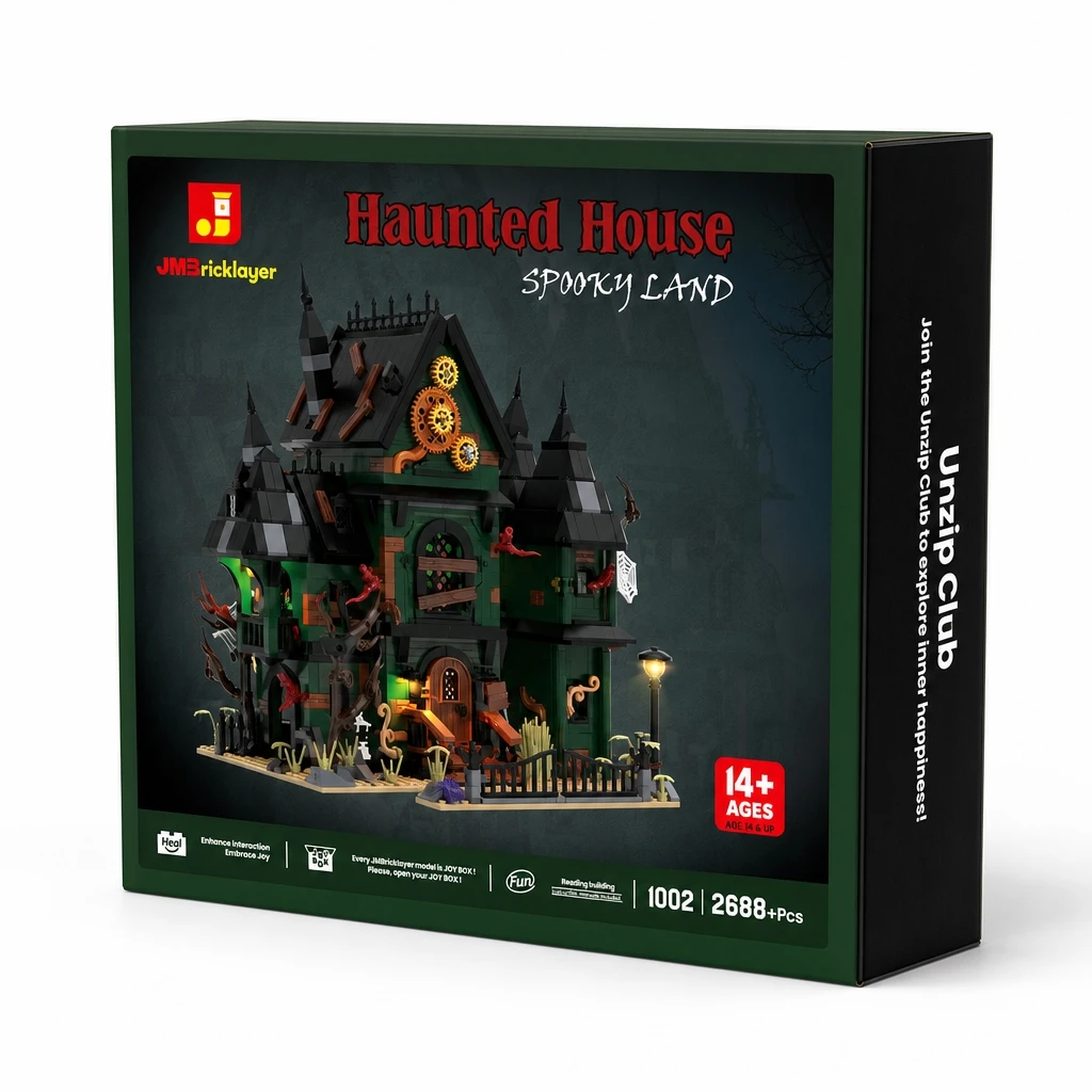 Haunted House Building Blocks Set ABS Plastic Educ