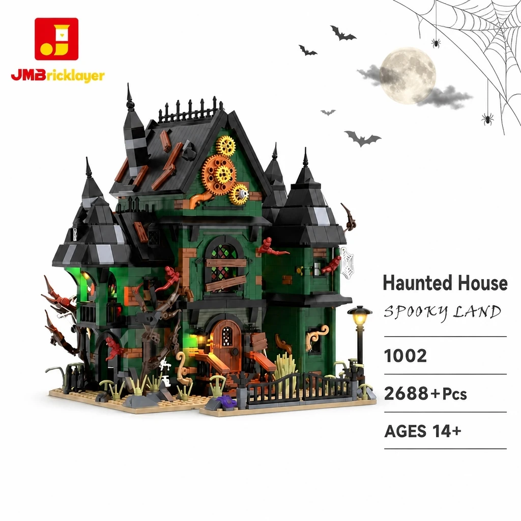 Haunted House Building Blocks Set ABS Plastic Educ