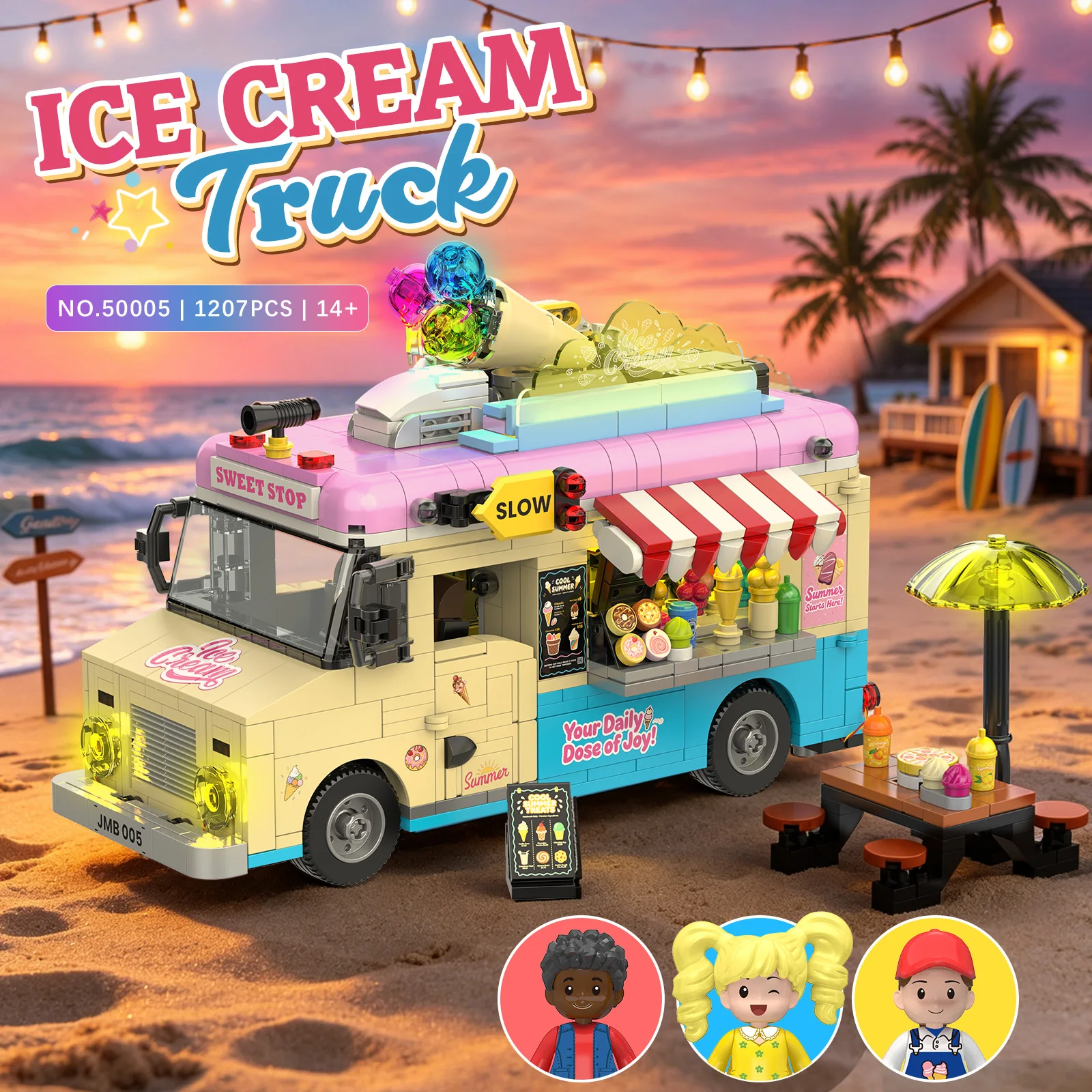 JMBricklayer ABS Plastic Educational Toy Ice Cream