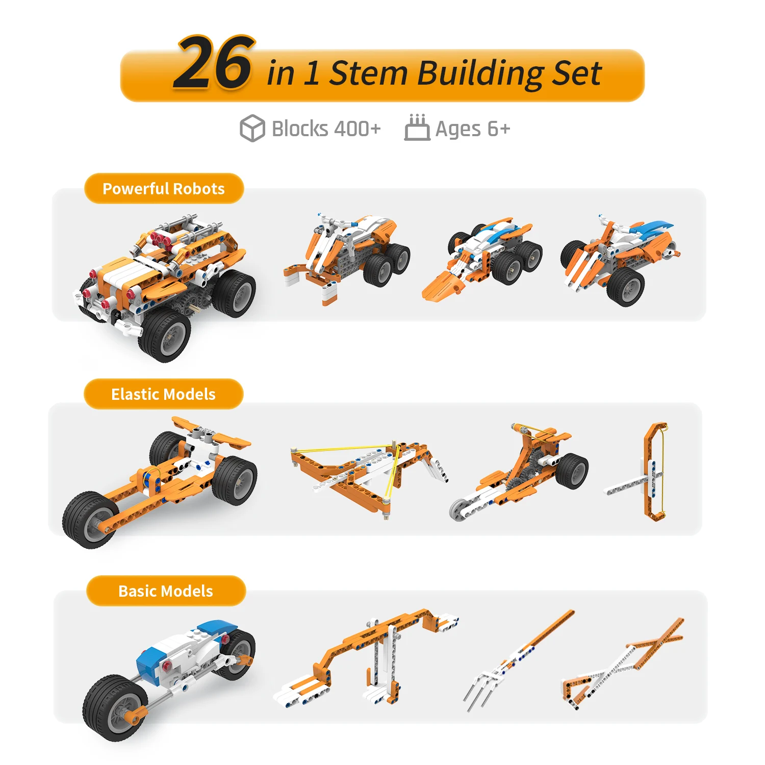 Remote Control Brick Toy Coding Blocks 26-in-1,