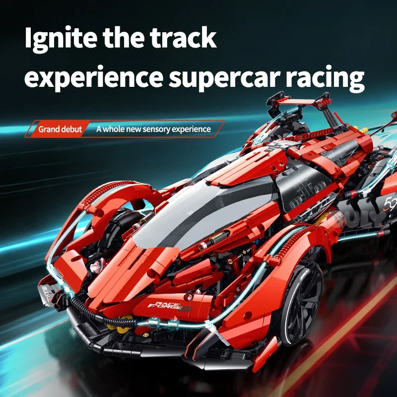 Guly 10659 2026 MOC1:8 Red Sports Car Collection S