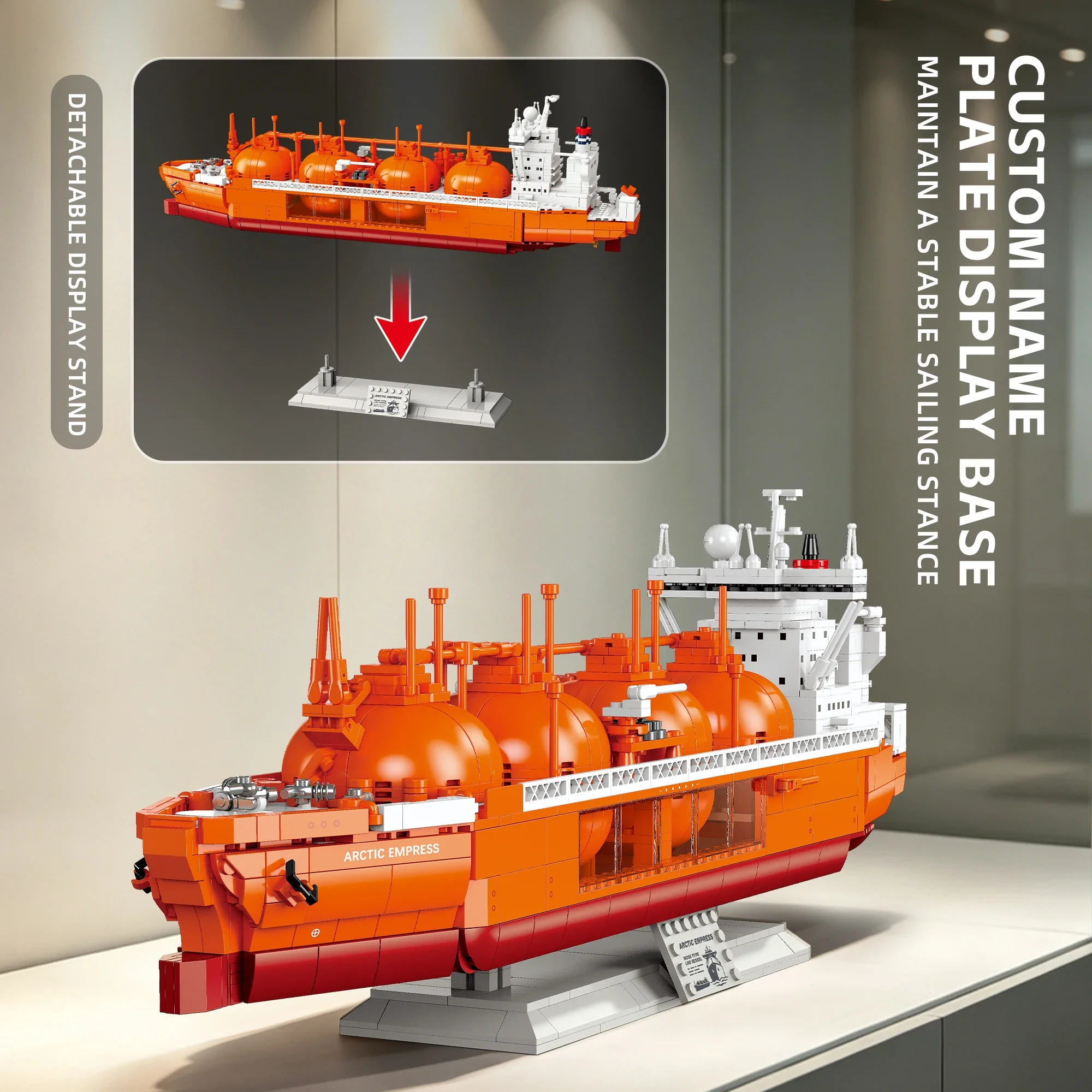 Jie Star X78009 2026 New MOC Transport Ship Model