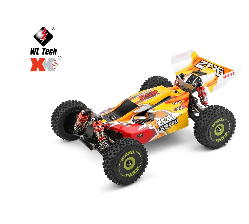 WLtoys 144010 RC Car 75KM/H High Speed Off-Road 2.