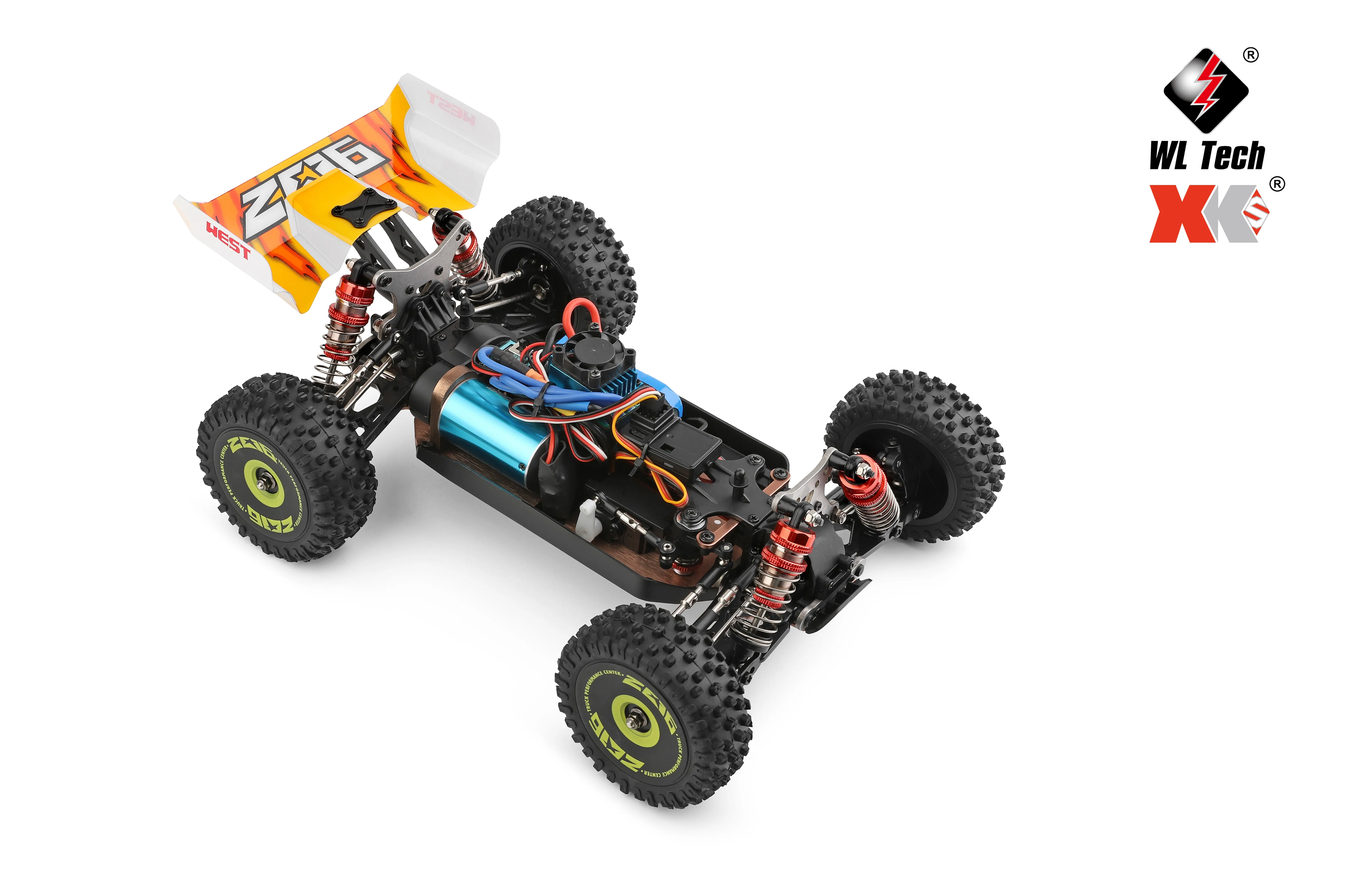 WLtoys 144010 RC Car 75KM/H High Speed Off-Road 2.