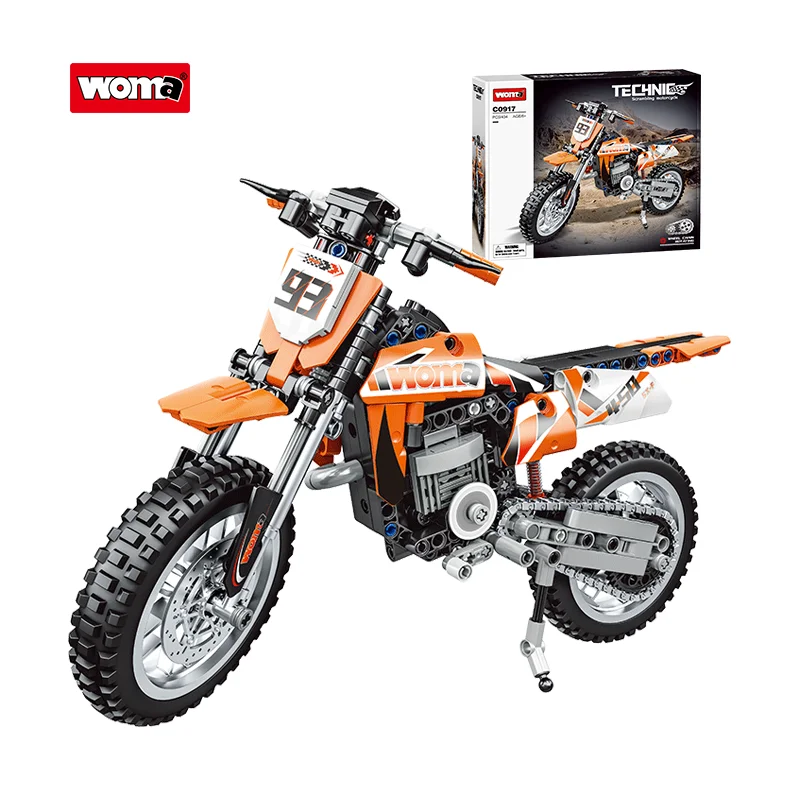 Woma Toys Technical Motorcycle Building Blocks Kit