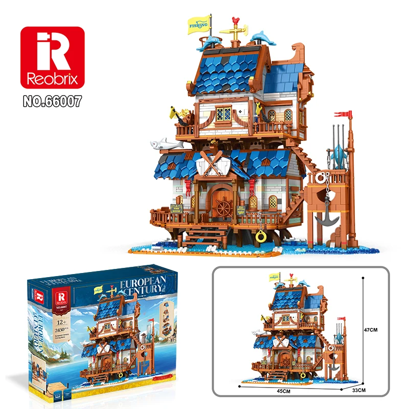 Reobrix 66007 European Century Fishing Store 2450p