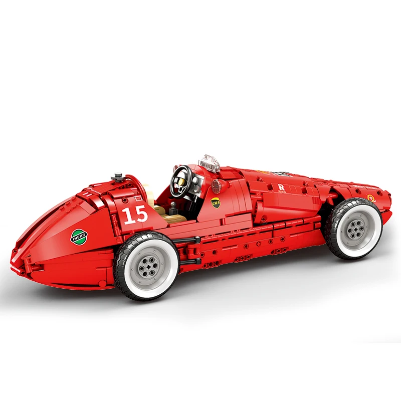 Reobrix 11038 1:8 Scale Classic F1 Racing Car Buil