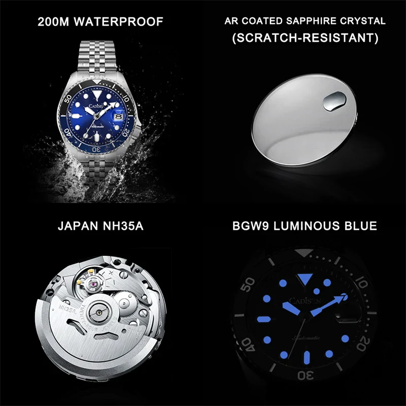 2026 Hot Sale CADISEN C8220M Watches for Men MIYOT