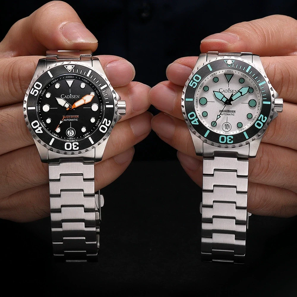 CADISEN AQUA DIVER New Brand Luxury Men Watches Au