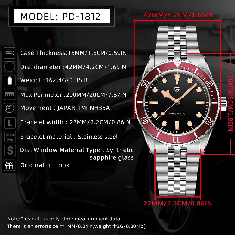 Pagani Design1812 Men Automatic  Watch 8215 Move31
