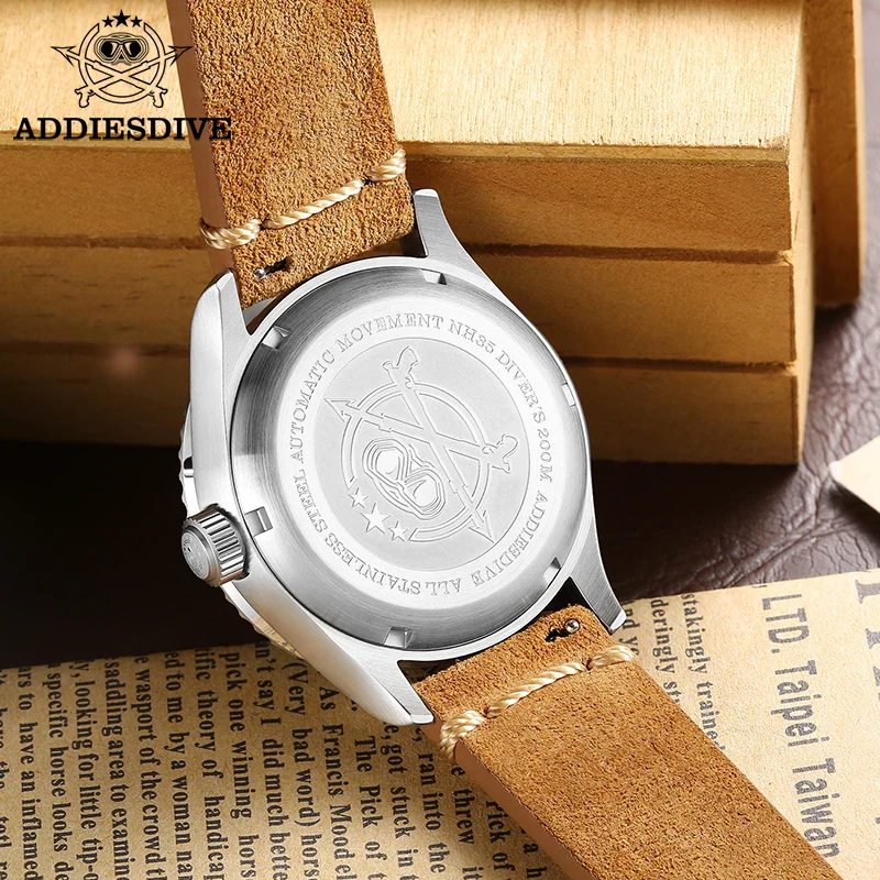 ADDIESDIVE Retro Automatic Watch Stainless Steel C