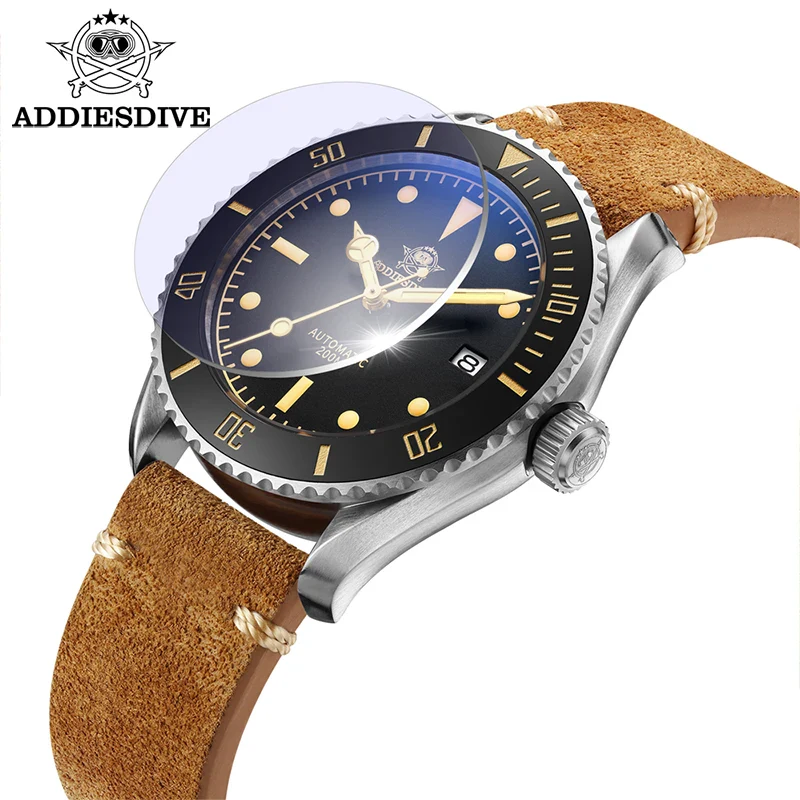 ADDIESDIVE Retro Automatic Watch Stainless Steel C