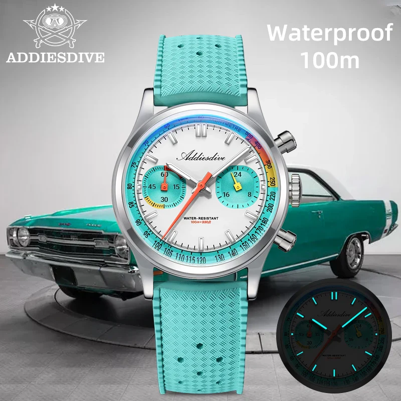 Custom Own Logo 38mm Racing Chronograph Quartz Wat