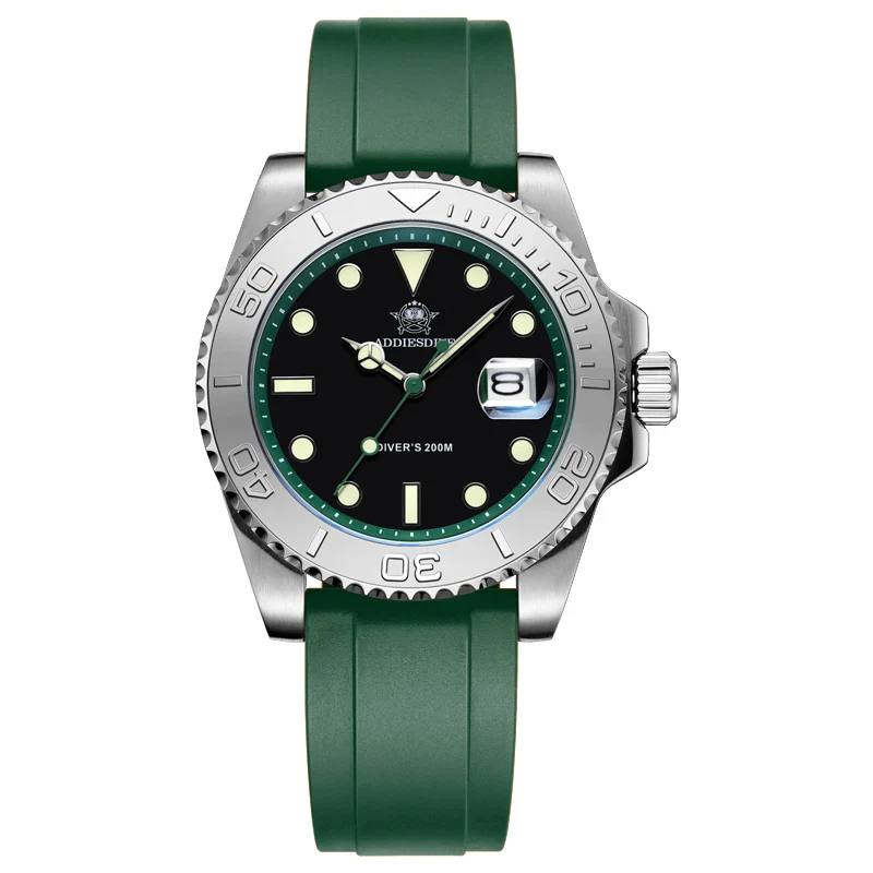 Silver green/silicone