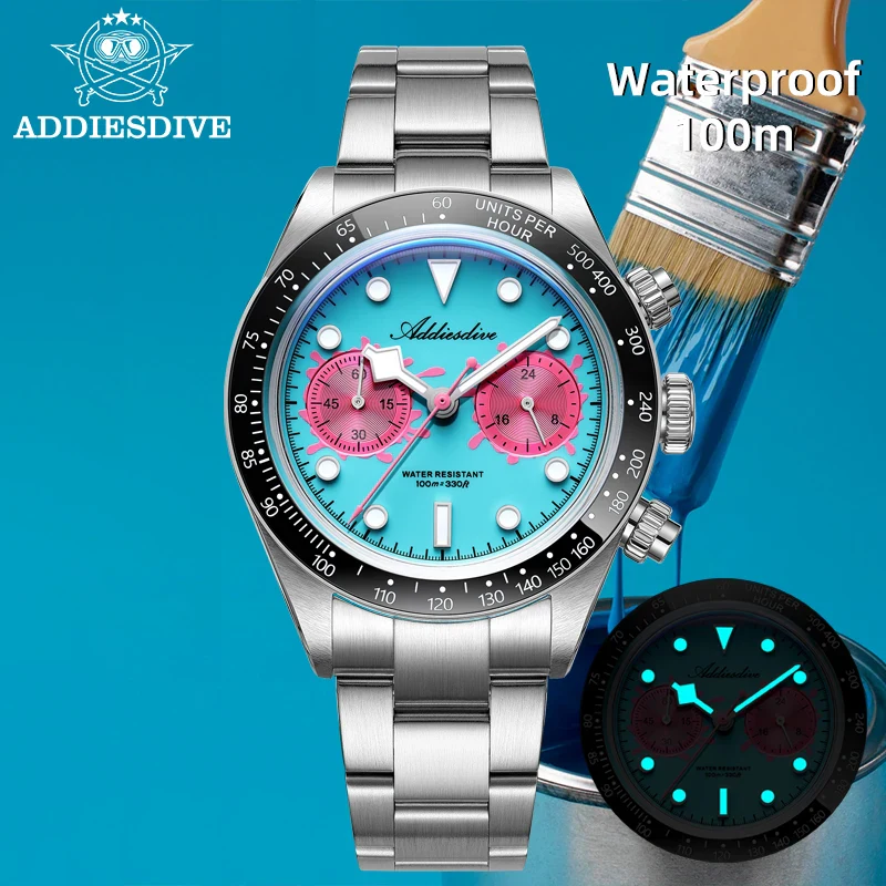 Custom Brand Logo 40mm Chronograph Quartz Watch Ja