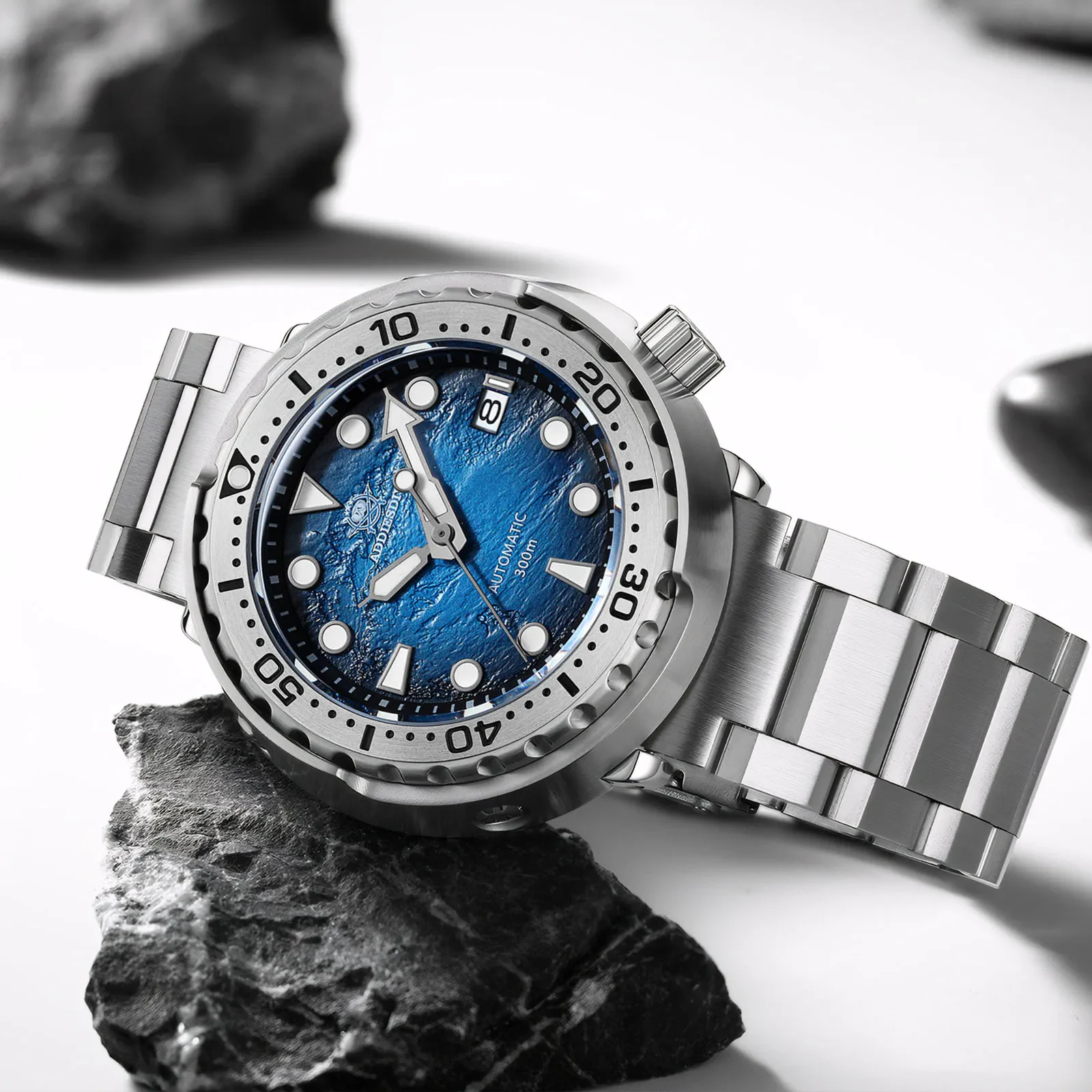 OEM ODM 41mm 300M Diver Watch NH35A Automatic Move