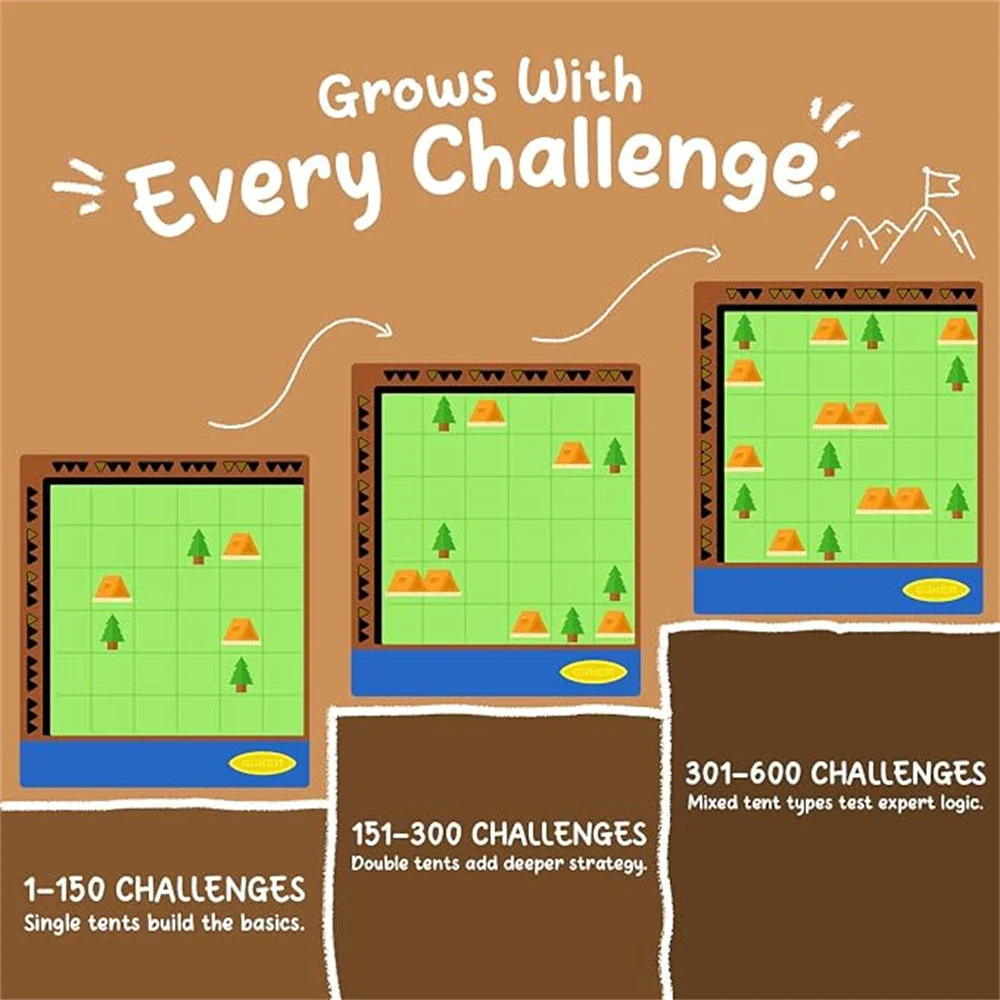 Giiker Camp Guru Magnetic Camping Puzzle Game Brai