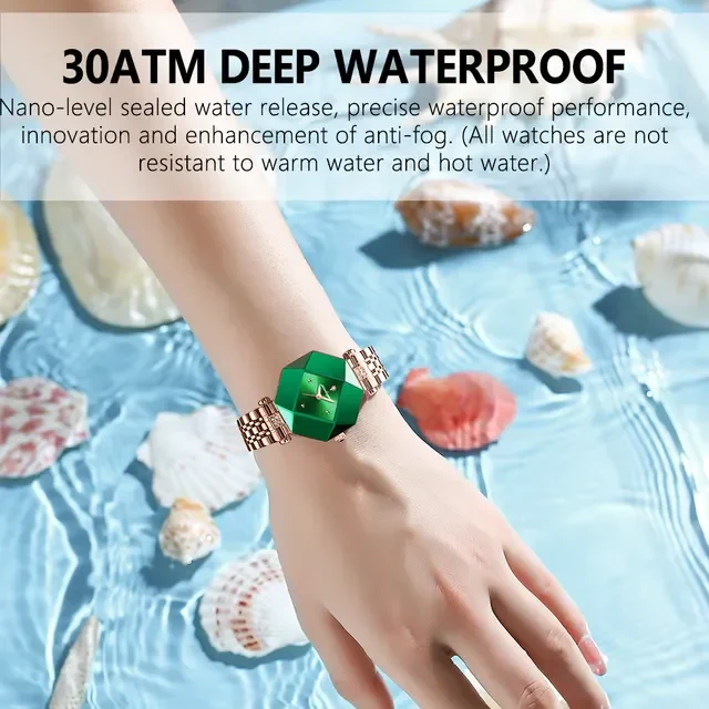 Poedagar Ladies Watch with Luxury Diamond Watch Wo