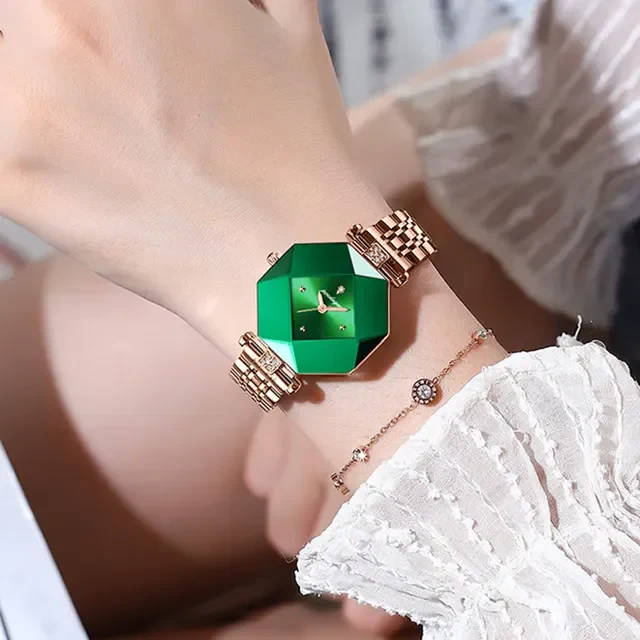 Poedagar Ladies Watch with Luxury Diamond Watch Wo
