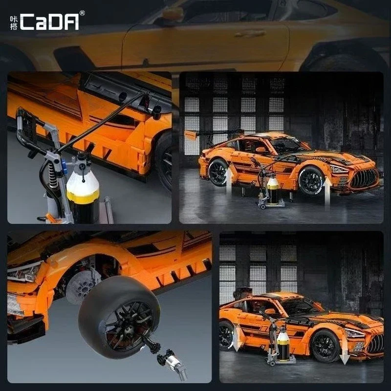 Cada C64008 New MOC High-Tech City 1:8 Sport Car S