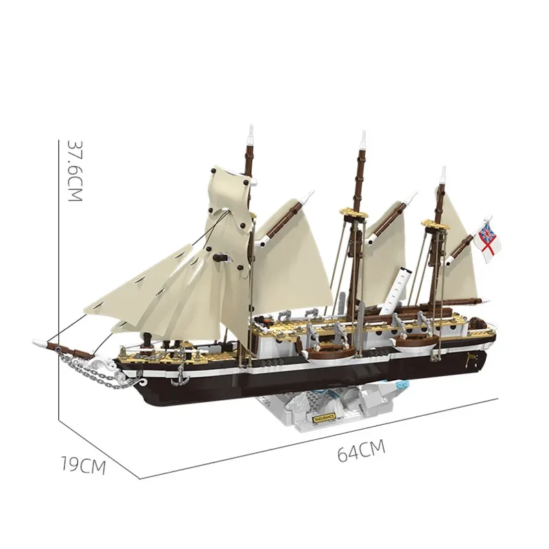 Jie Star X78002 2026 MOC Creativity Ship Assemblin