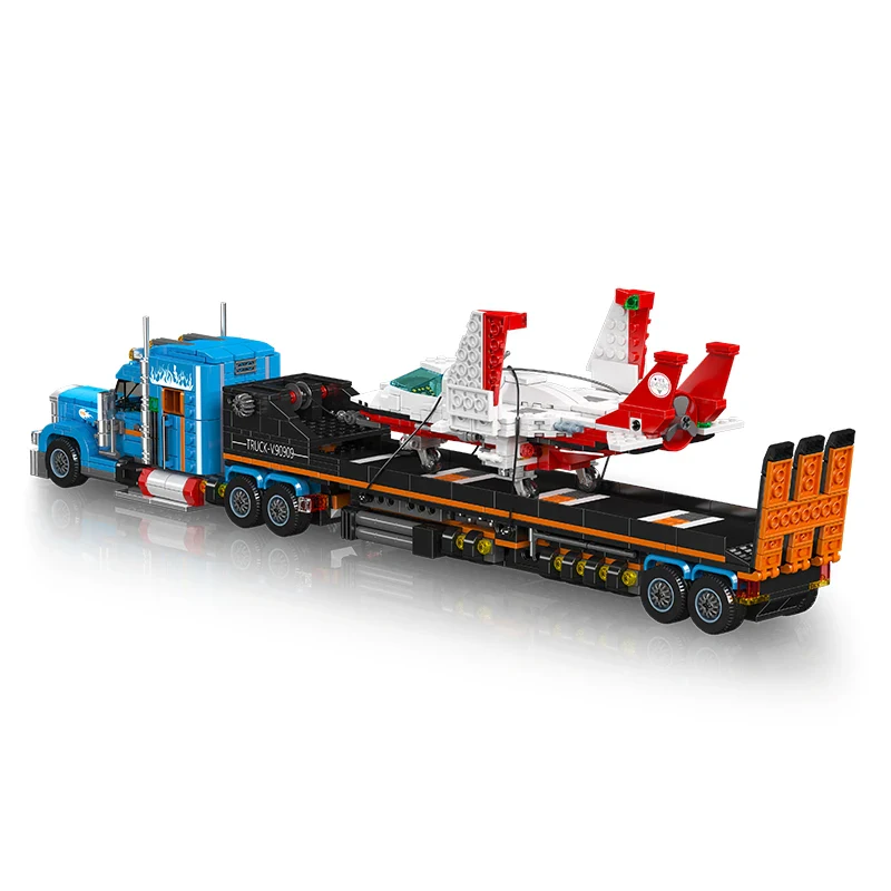 For 24090 Aircraft Transport Truck Model Construction Toy Building Bricks Blocks ABS Plastic for Kids