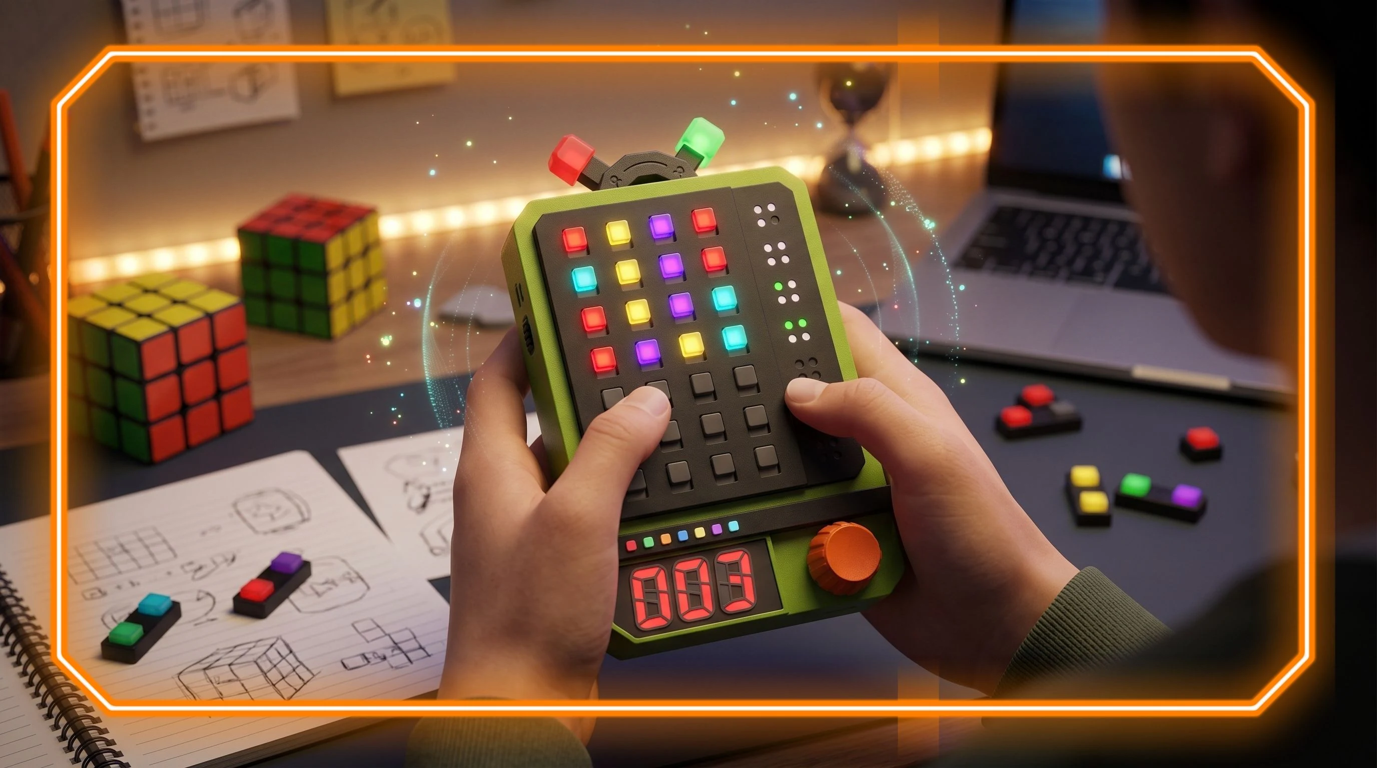 Giiker Super Decoder Electronic Code Breaking Logic Game with 600 Levels