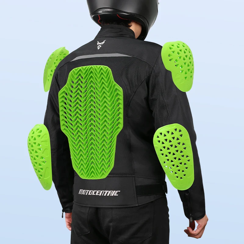 MOTOCENTRIC Mesh Motorcycle Riding Jacket, CE Certified Armor, Breathable Summer Motorbike Protective Jacket Wholesale