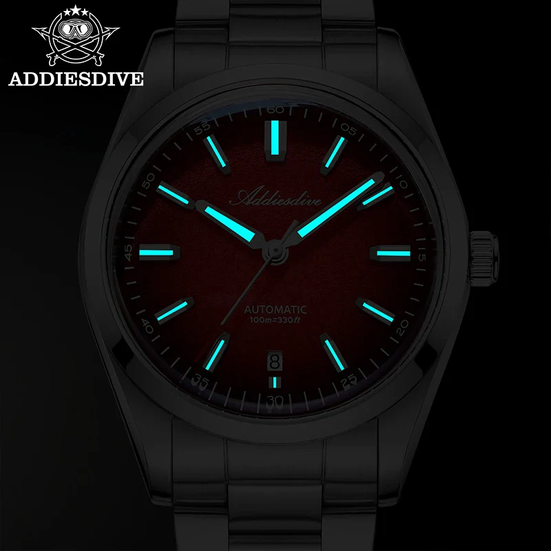 Private Personal Custom Wholesale Men Automatic Watch 8215 Movement Power Reserve BGW9 Luminous 100M Waterproof Wristwat