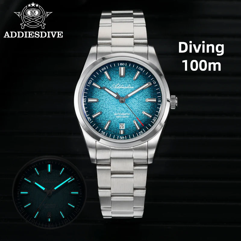 Private Personal Custom Wholesale Men Automatic Watch 8215 Movement Power Reserve BGW9 Luminous 100M Waterproof Wristwat