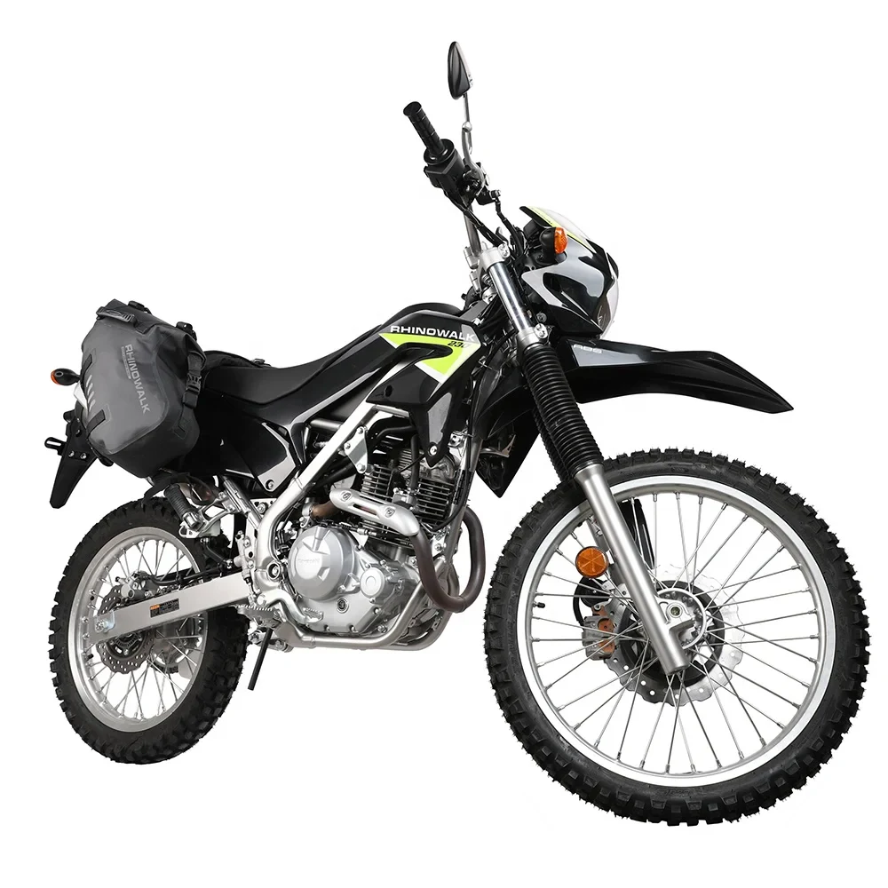 Rhinowalk 18L Rack Less Pannier Saddle Soft Bags for Motorcycle Bike Outdoor Adventure Waterproof Side Motorbike Drypack