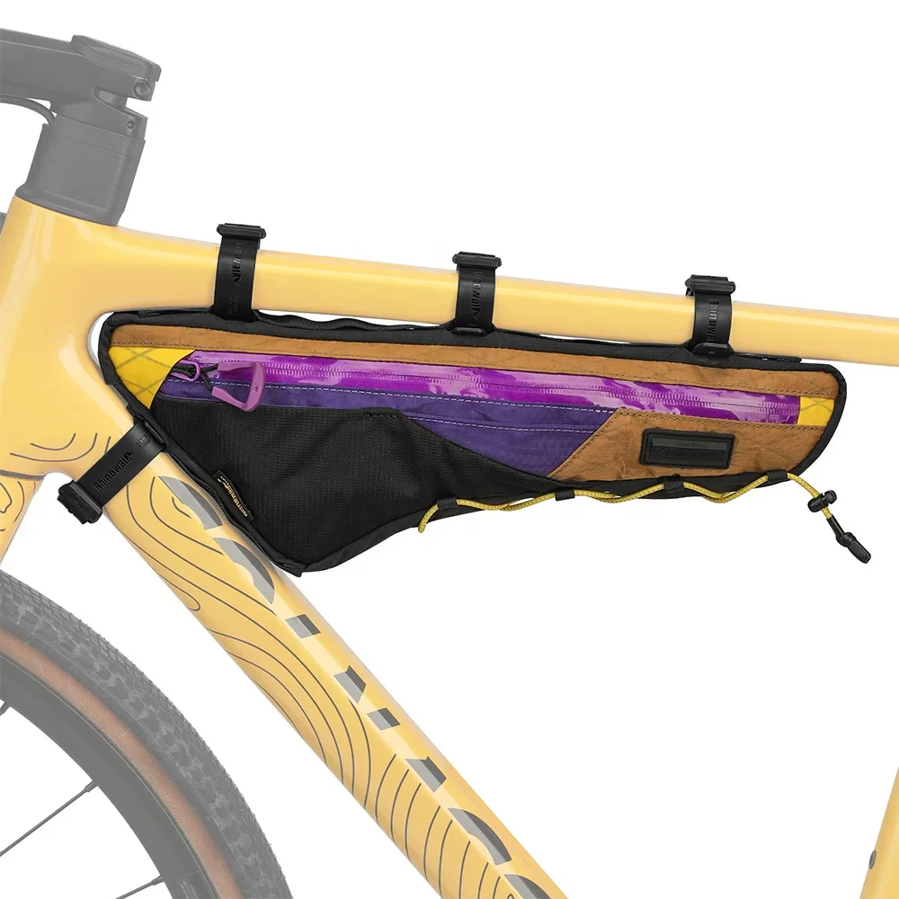 Rhinowalk Nomad Series 1.7L Frame Bag Bike Triangle Bag with Secure Mounting Cycling Storage Bag for Road Bike