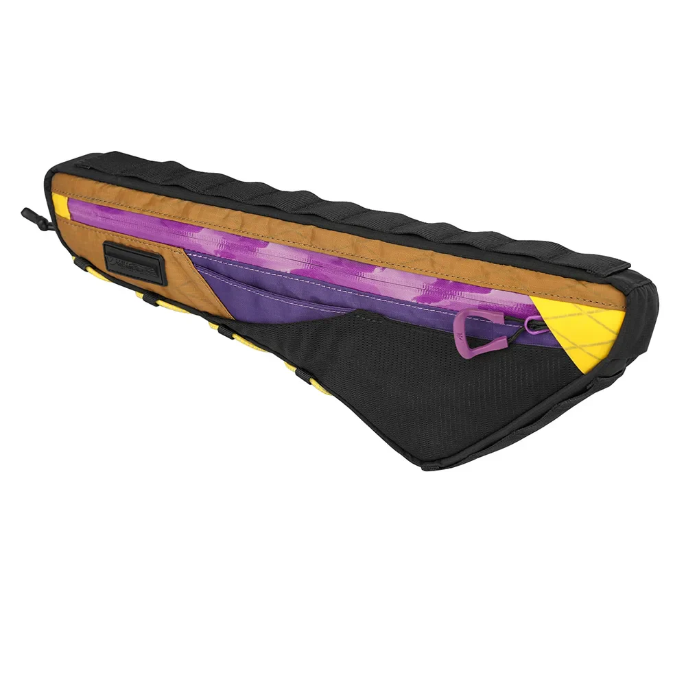 Rhinowalk Nomad Series 1.7L Frame Bag Bike Triangle Bag with Secure Mounting Cycling Storage Bag for Road Bike Purple