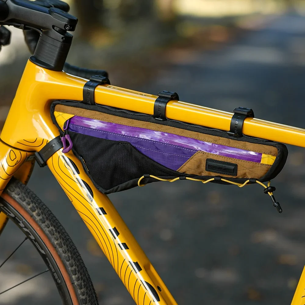 Rhinowalk Nomad Series 1.7L Frame Bag Bike Triangle Bag with Secure Mounting Cycling Storage Bag for Road Bike